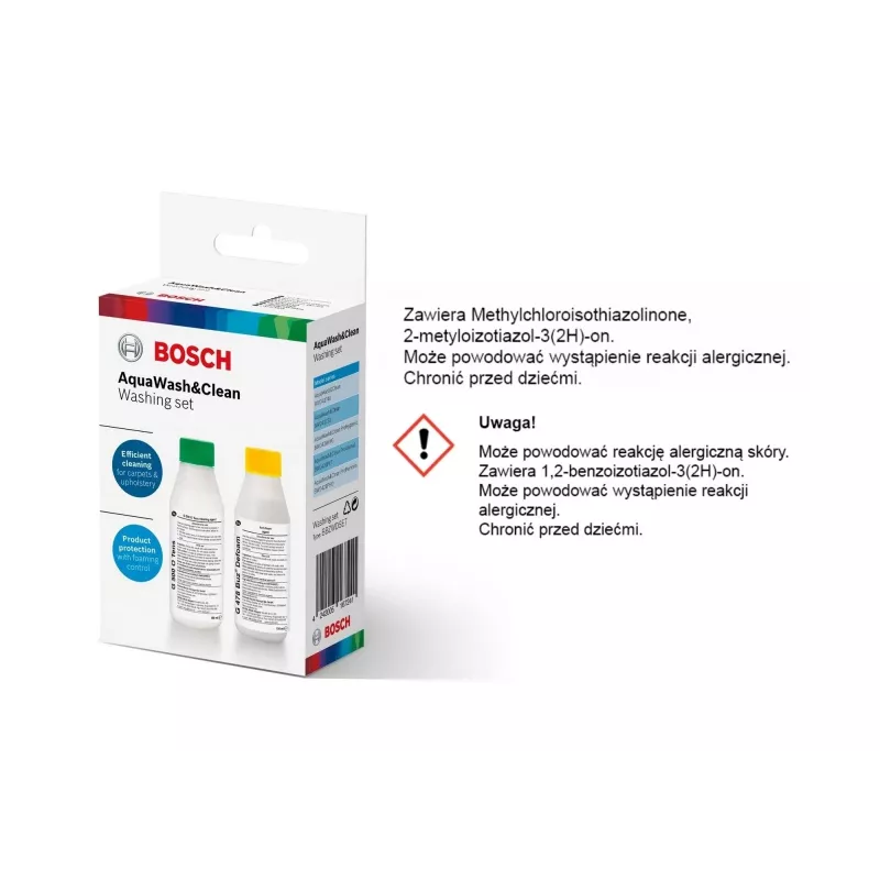 Šlapio ir sauso valymo siurblys Bosch BWD 41740 AquaWash&Clean — 1700 W, 5 L talpa, EPA filtras, teleskopinis vamzdis, 9 m spindulys, violetinė