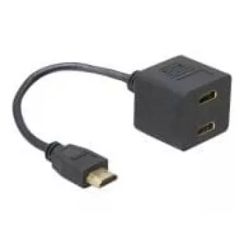 HDMI adapteris DeLOCK 65056 0,2 m vyriškas į 2x moteriškas