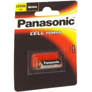 Panasonic šarminė baterija LRV08, 38 mAh, 12 V, suderinama su MN21, GP23A, E23A, V23GA, 8LR932, K23A, RPX625A, L1028 (LRV08L/1BE)