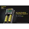 Nitecore UMS2 įkroviklis buitinėms baterijoms, Li-Ion, Ni-Cd