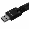 Lanberg NC-0150-WE USB WiFi tinklo adapteris Mini N150, 150 Mbit/s, 1 išorinė antena, juodas