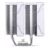 CPU aušintuvas Jonsbo CR-3000E Dual-Tower ARGB White, dvibokštis oro aušintuvas su ARGB apšvietimu