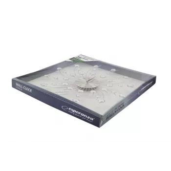 Mechaninis sieninis laikrodis ESPERANZA EHC004, metalinis rėmas, Ø50 cm, 2,5 cm storio, baterija AA 1,5V (1)