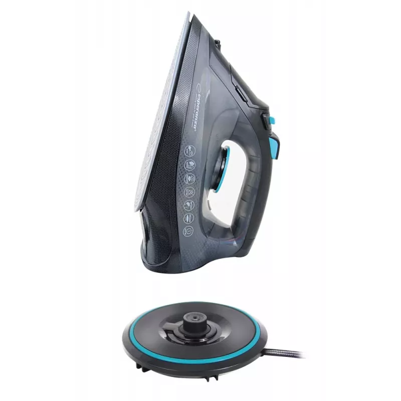 Esperanza EHI010 Lygintuvas su keraminiu padu, pilka/juoda, 2600 W