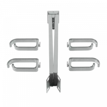 LogiLink kabelių valdymo juosta - šviesiai pilka, RAL 7035 - 1U - 48,3 cm (19 inch)