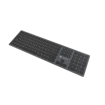 NATEC NKL-1830 belaidė klaviatūra RF Bluetooth QWERTY ispaniška juoda pilka