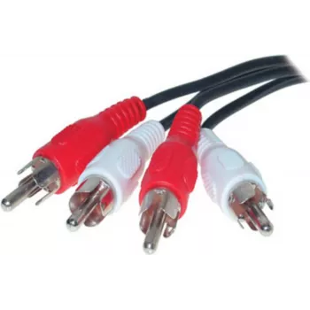 Garso kabelis ShiverPeaks 40101-0.75 — 2 RCA į 2 RCA, 0,75 m