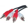 Garso kabelis ShiverPeaks 40101-0.75 — 2 RCA į 2 RCA, 0,75 m