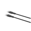 Pintas USB-C laidas, 100W, FIXDB-CC12-BK, juodas