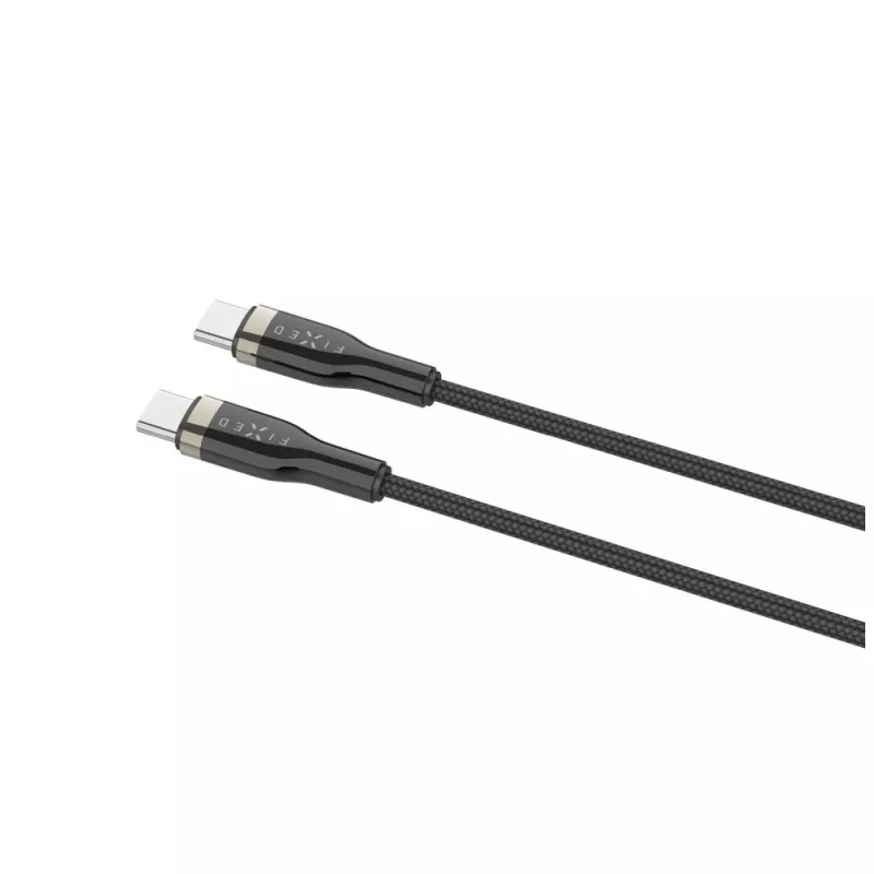 Pintas USB-C laidas, 100W, FIXDB-CC12-BK, juodas