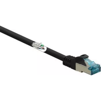 Renkforce RF-5047477 tinklo kabelis juodas 2 m Cat6a S/FTP (S-STP)