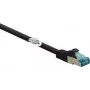 Renkforce RF-5047477 tinklo kabelis juodas 2 m Cat6a S/FTP (S-STP)