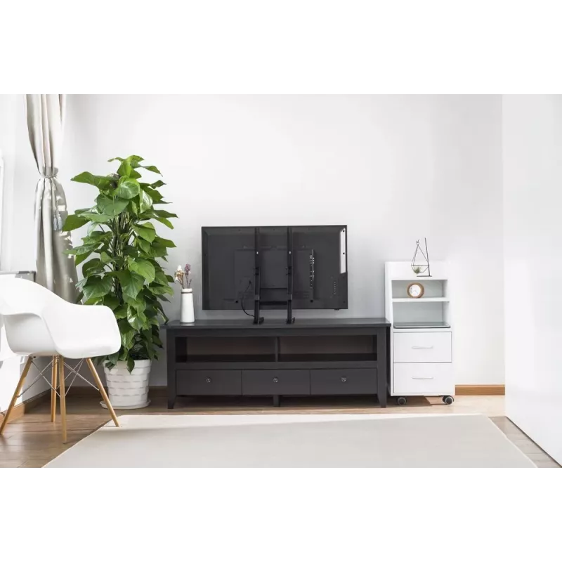Gembird TVS-D70F-01 Stalo televizoriaus stovas, 37–70 colių, juodas