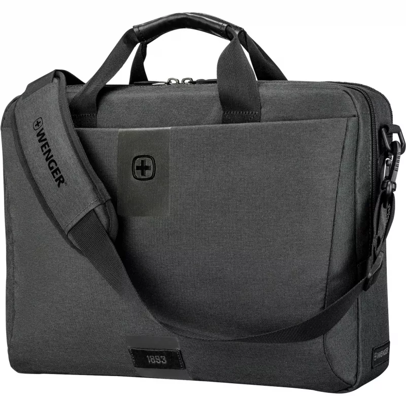 Portfelis Wenger SwissGear MX Eco Brief 40,6 cm 16 colių pilkas