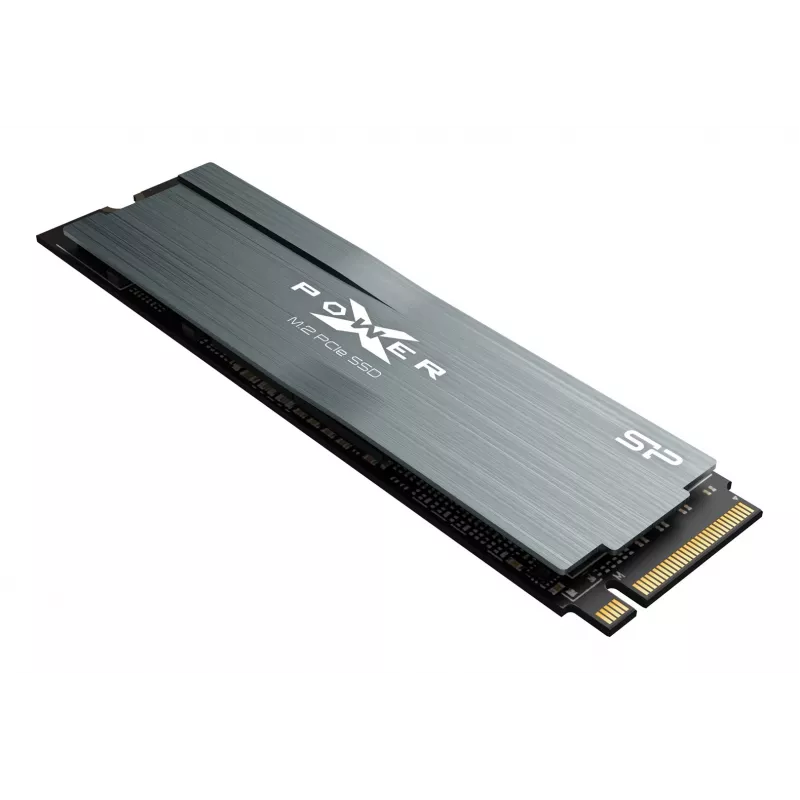 M.2 NVMe SSD Silicon Power 1 TB (PCIe 4.0 x4, 2280, Skaitymas 7000 MB/s, Rašymas 6000 MB/s, NVMe 2.0, Radiatorius)