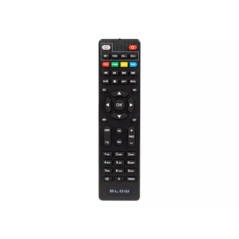 Skaitmeninis TV imtuvas BLOW 4625FHD DVB-T2 H.265 antžeminės televizijos imtuvas, HDMI, USB, SCART, Ethernet, S/PDIF