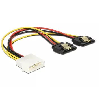 Vidinis maitinimo laidas DeLOCK 85237 0,2 m Molex į 2 x SATA