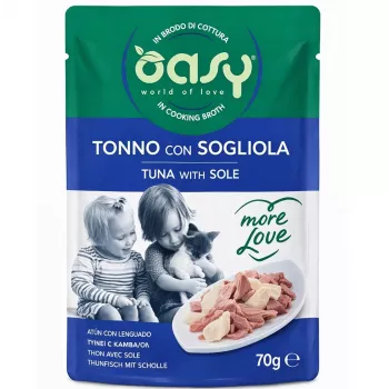 Oasy More Love Tunas su Jūrų Liežuviu maišelis 70 g