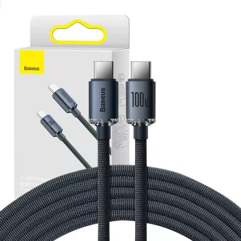 USB laidas Baseus CAJY000701 2 m USB-C juodas 0.48 Gbit/s