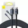 USB laidas Baseus CAJY000701 2 m USB-C juodas 0.48 Gbit/s