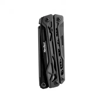 Daugiafunkcis įrankis Nextool NE20151 – 11-in-1 sulankstomas multitool, juodas, sulankstytas ilgis 10,6 cm, svoris 256 g