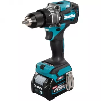 Makita HP001GD201 – Gręžtuvas-perforatorius – Belaidis – 2 greičiai – Raktinis griebtuvas 13 mm – 140 N·m – 2 akumuliatoriai, įkroviklis – 40 V