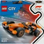 LEGO City F1 lenktynininkas McLaren lenktyninis automobilis 60442 — konstravimo rinkinys, 86 dalys, 1 minifigūrėlė, nuo 6 metų