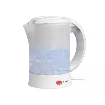 Elektrinis virdulys LAFE LAFCZA45865, nerūdijantis plienas, 0,6 L, 600 W, šviesiai pilkas, su užrakinamu dangteliu
