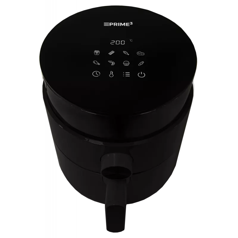 Oro gruzdintuvė PRIME3 SAF31 2,5 l, 1200 W, karšto oro bekepė juoda