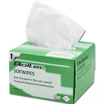 Qoltec Lint-Free Fibre Optic Wipes – Pluoštinių optinių jungčių valymo servetėlės