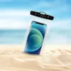 Vandeniui atsparus universalus mobiliojo telefono dėklas FIXED Fixed Float – juodas, universalus, vandeniui atsparus užvalkalas