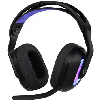 Logitech G G522 LIGHTSPEED belaidės ausinės žaidimams su LIGHTSYNC RGB apšvietimu, mikrofonu ir pažangia sinchronizuota audio technologija, triguba jungtis
