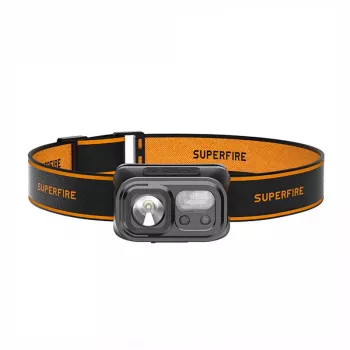 Priekinė lemputė Superfire HL23, 220 lm, USB-C įkrovimas