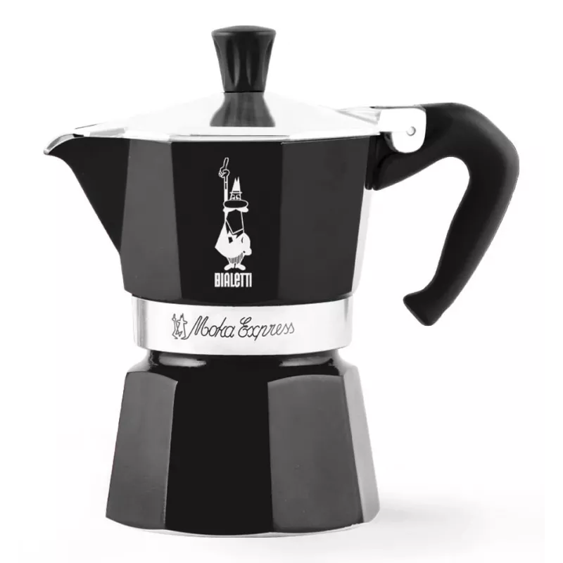 Bialetti Moka Express kavos virimo puodas juodas
