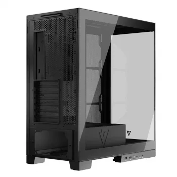 MODECOM Volcano SPACE MIDI korpusas USB 3.0 x 2 CYPE-C juodas
