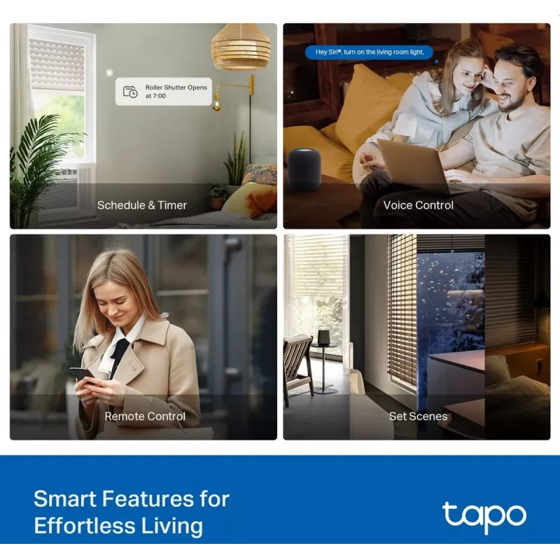 TP-Link Tapo S112 išmanusis jungiklio modulis, baltas