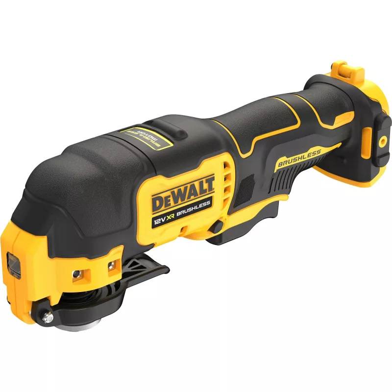 Osciliacinis daugiafunkcis įrankis DeWalt DCS353NT-XJ, bešepetėlis, belaidis, 12 W, 840 g, juoda/geltona