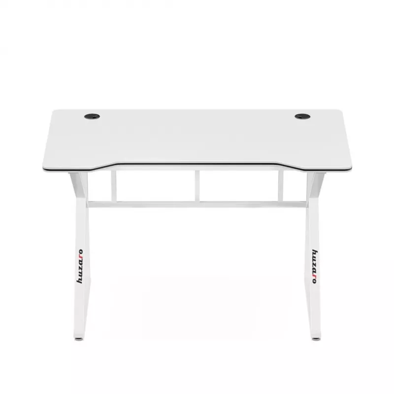Gaminimo stalas Huzaro Hero 1.6 White – MDF/karboninis viršus 1200×600 mm, metalinis rėmas, 750 mm aukštis