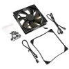 Kompiuterio korpuso ventiliatorius NoiseBlocker BlackSilentPro PLPS 120 mm, 1500 aps./min., 100 m³/h, 4,5 V, juodas