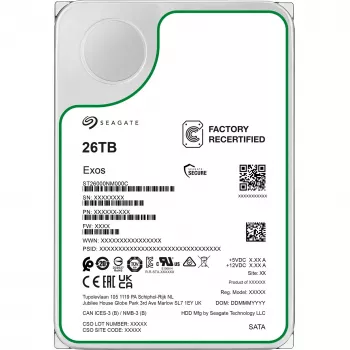 3,5 colio SEAGATE Exos 26TB SATA Enterprise HDD atnaujintas