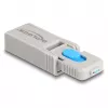 Prieigos raktas DeLOCK 20969 DisplayPort HDMI USB-A USB-C pilkas