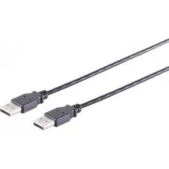 USB 2.0 ilginimo laidas S/CONN 13-22055 5 m Juodas