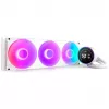 Kraken Elite 420 RGB 420 mm, skysčio aušinimo rinkinys baltas