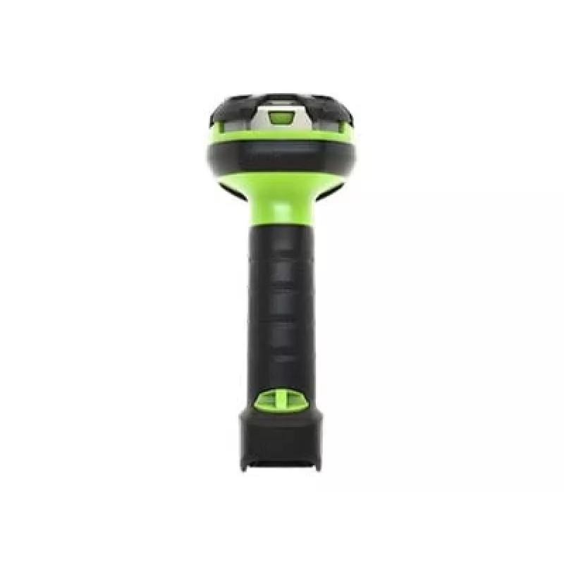 Zebra LI3608-ER20003VZWW sustiprintas 1D brūkšninių kodų skaitytuvas į ranką, su laidu, USB/RS-232/KBW, IP67, vibracijos variklis, pramoninės žalios spalvos
