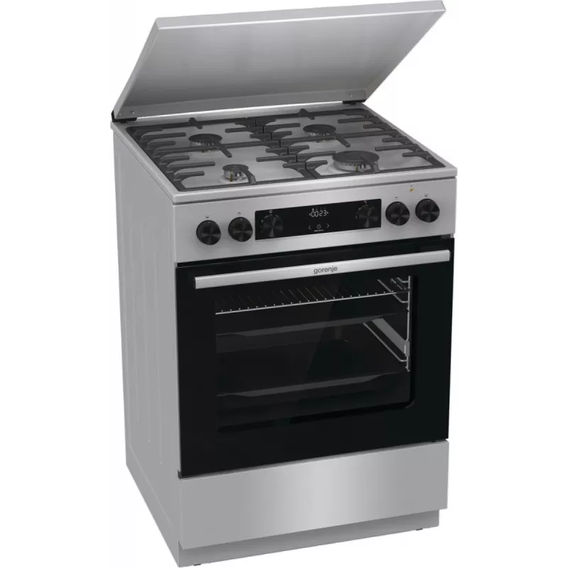 Gorenje GKS6C71XF Laisvai pastatoma viryklė su orkaite Sidabrinė