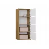 ALMA komoda artisan ąžuolas/baltas
