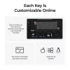 Mechaninė klaviatūra Keychron K4 HE su Gateron Double-Rail Magnetic Nebula jungikliais, belaidė, juoda, US išdėstymas