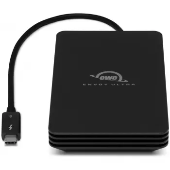 OWC Envoy Ultra – išorinis SSD 2 TB – nešiojamas – M.2 NVMe – Thunderbolt 5 (USB-C) – juodas (OWCTB5ENVU02)
