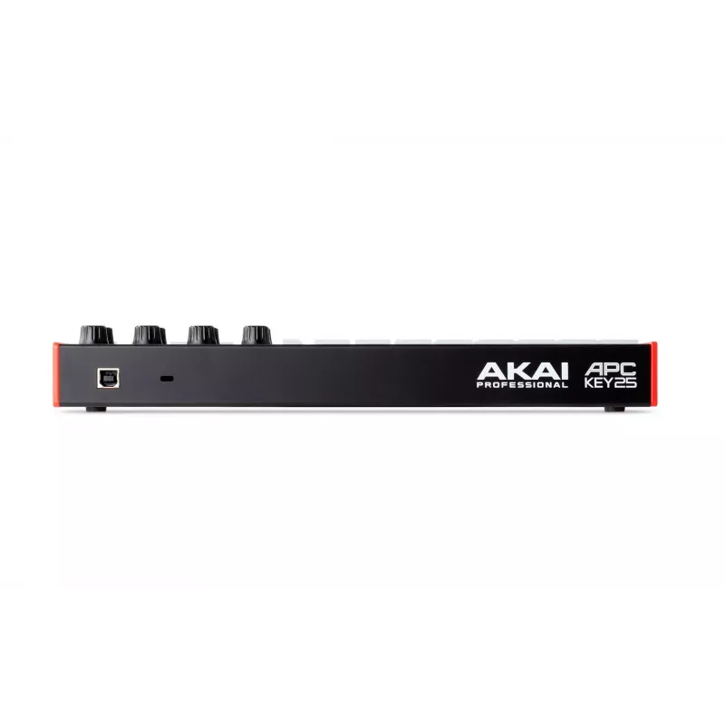 MIDI valdiklis AKAI APC Key 25 MK2 – 25 jautrių klavišų, 40 RGB pledų, 8 rankenėlių, USB maitinimas