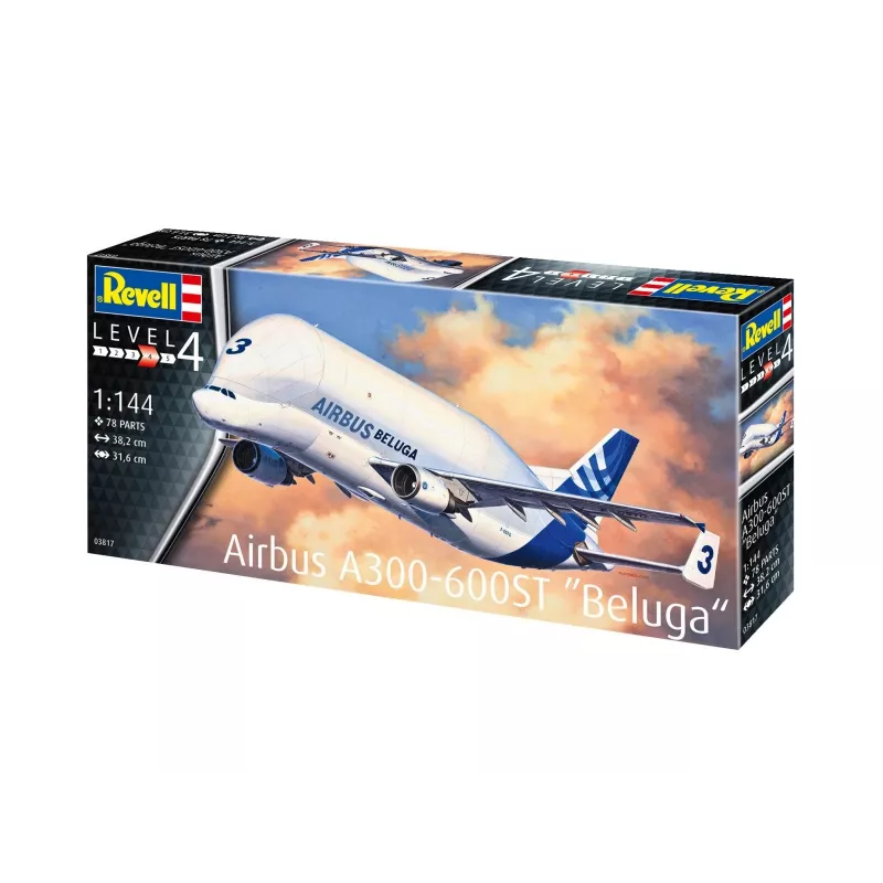 Revell 1:144 Airbus A300-600ST Beluga plastikinis modelio rinkinys